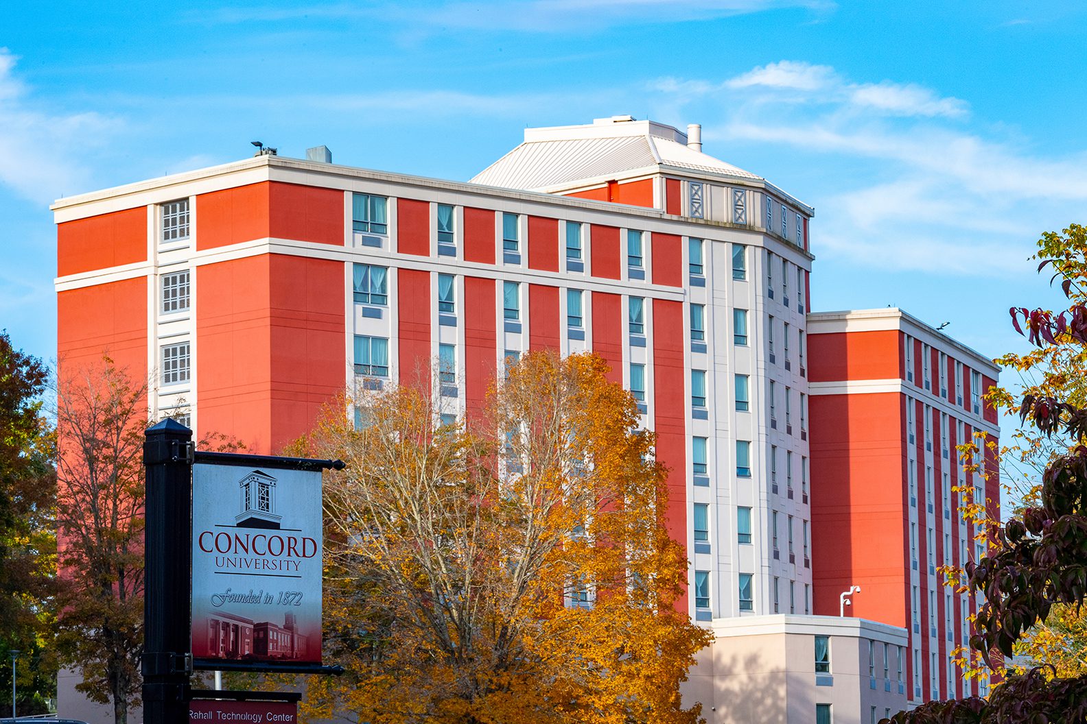 A photo of Towers residence hall