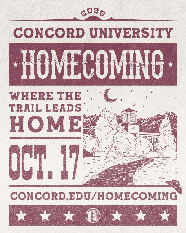 Concord University's Homecoming: Where the trail leads home October 17, 2026
