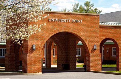 A photo of University Point, the building on Concord University's campus that houses the Advancement Office, Pais Fellowship Hall, and Wilkes Family Chapel