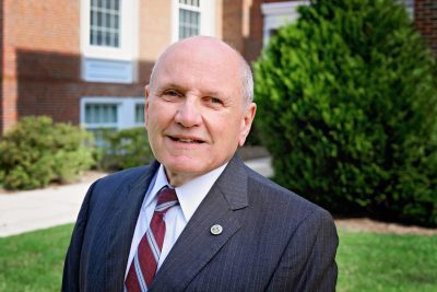 A photo of Chuck Becker on Concord University's campus