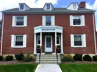 The outside of the Bonner House at Concord University