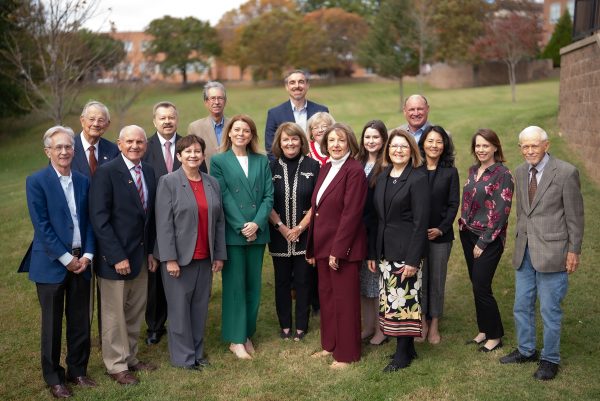 The Concord University Foundation Board on the Athens Campus lawn