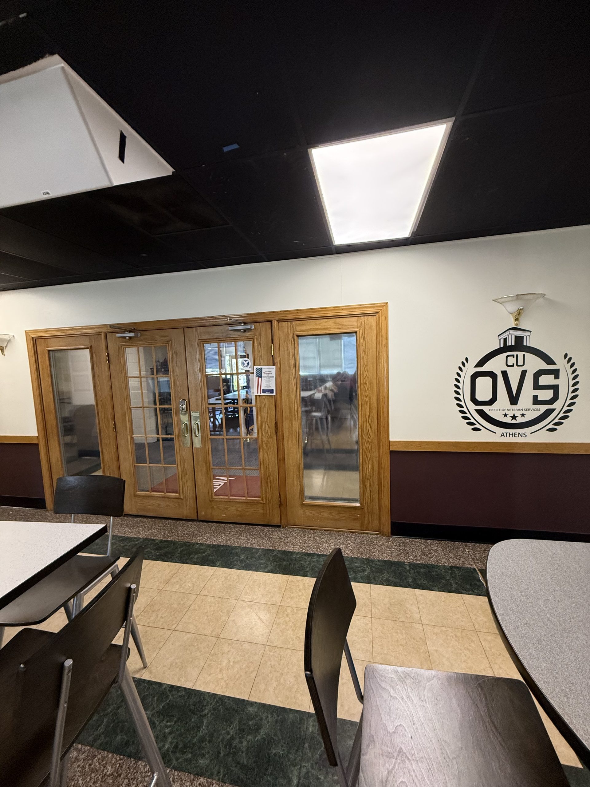 The outside of the Office of Veteran Services