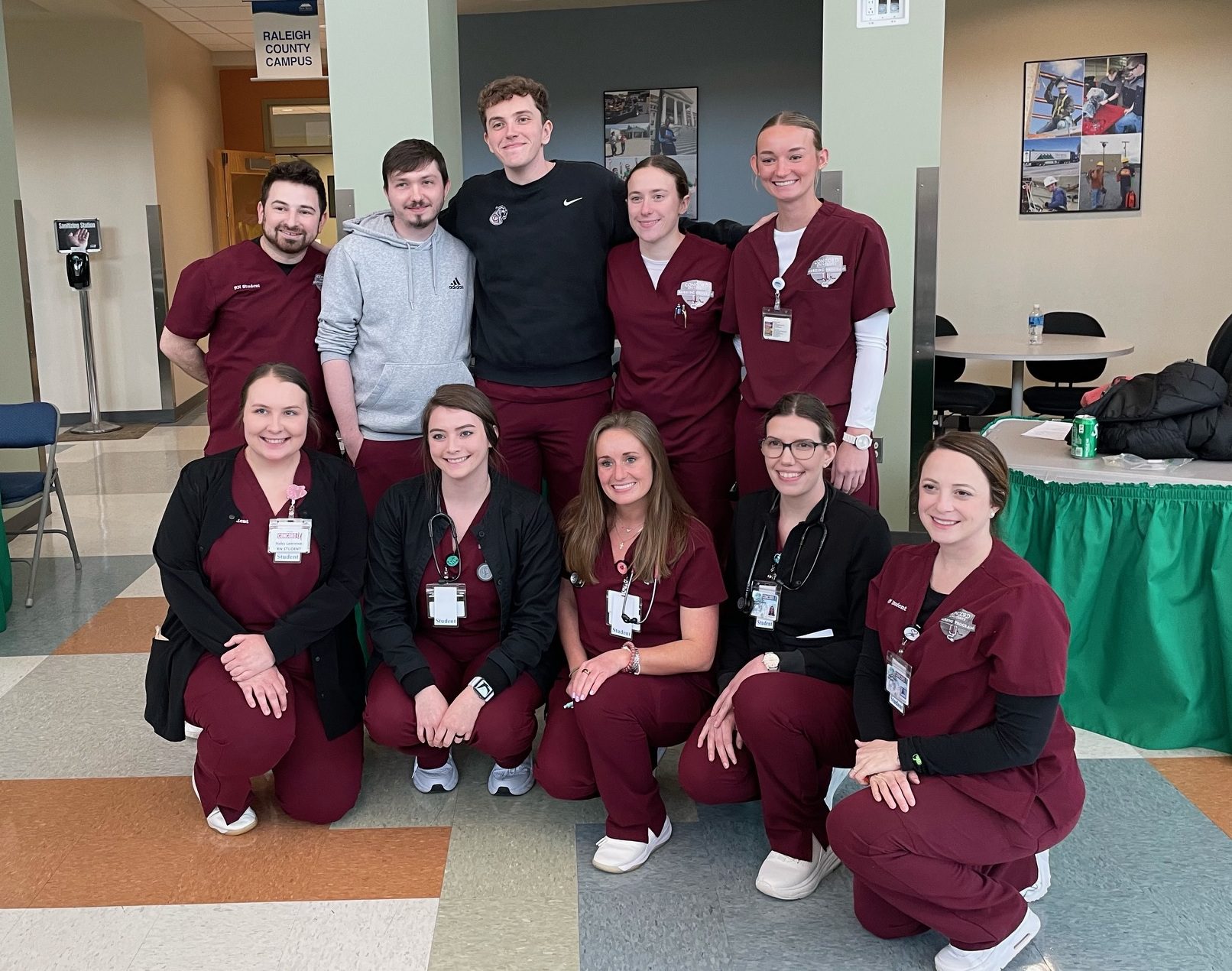 Concord University nursing students at interprofessional day