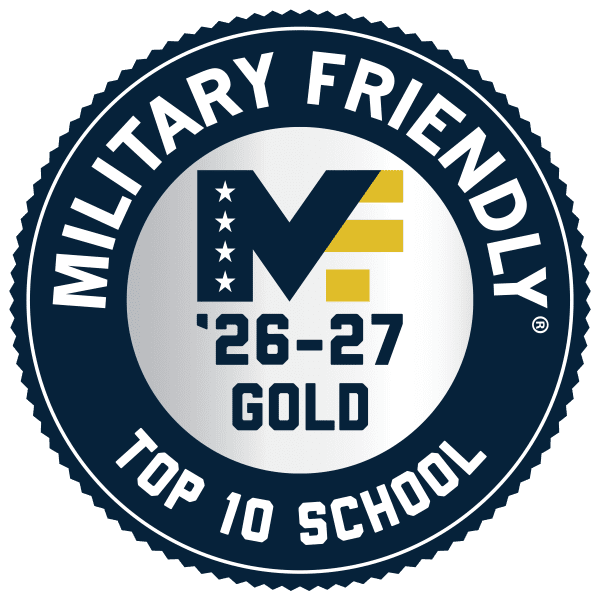 2026-2027 Gold Military Friendly Top 10 School