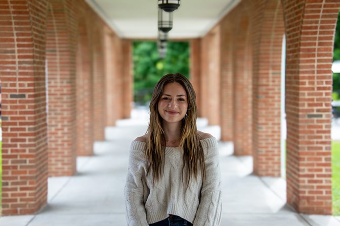 Marren Boblits outside of University Point